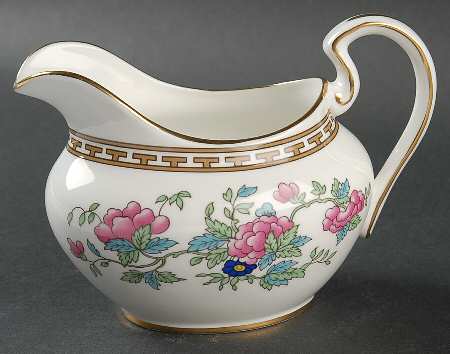 Indian Tree (Gold Trim, Gold Key, Smooth) Creamer