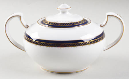 Jubilee Cobalt Blue Sugar Bowl & Lid