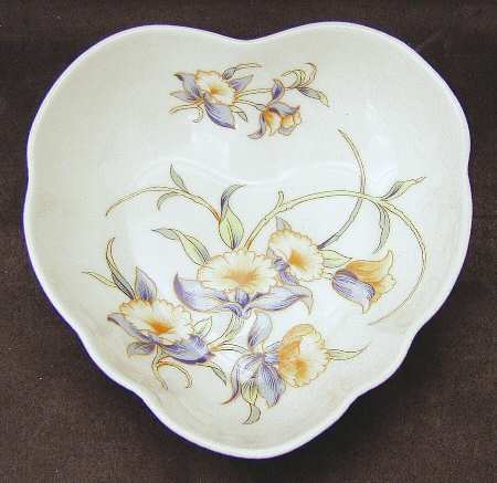 Just Orchids Heart Shaped Dish