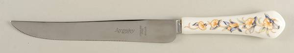 Just Orchids Cake Knife/Server with Stainless Blade