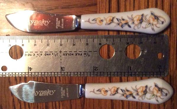 Just Orchids Flat Handle Butter Spreader