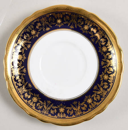 Kenilworth Cobalt Blue (Scalloped) Saucer for Footed Cup