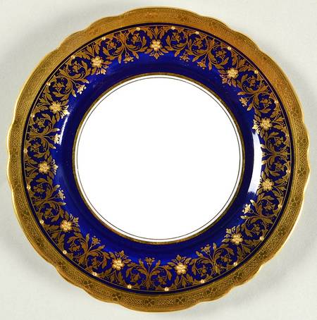 Kenilworth Cobalt Blue (Scalloped) Bread & Butter Plate