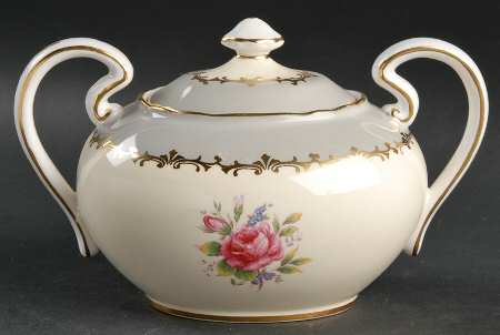 Lancaster Gray Sugar Bowl & Lid