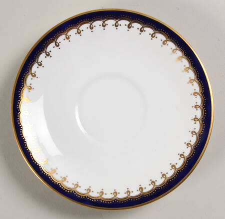 Laurette Cobalt Blue Saucer for Cream Soup Bowl