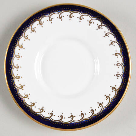 Laurette Cobalt Blue Saucer for Demitasse Cup