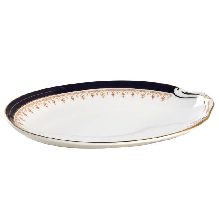 Leighton Cobalt (Smooth) Pickle Dish