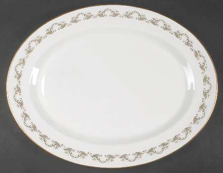 Louis XV (Smooth) 15" Oval Serving Platter