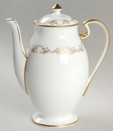 Louis XV (Smooth) Coffee Pot & Lid