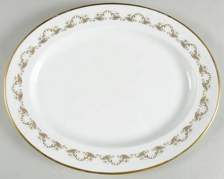 Louis XV (Smooth) 13" Oval Serving Platter
