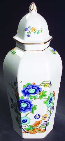 Marlina Large Hexagonal Ginger Jar & Lid