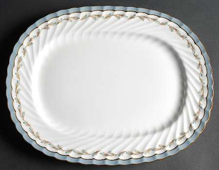 Marjorie 15" Oval Serving Platter by John  Aynsley & Sons