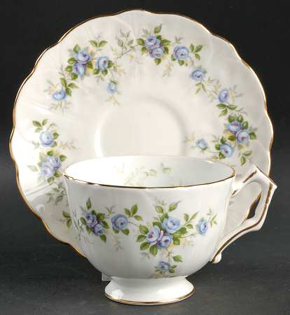 Marine Rose Oversized Cup & Saucer Set