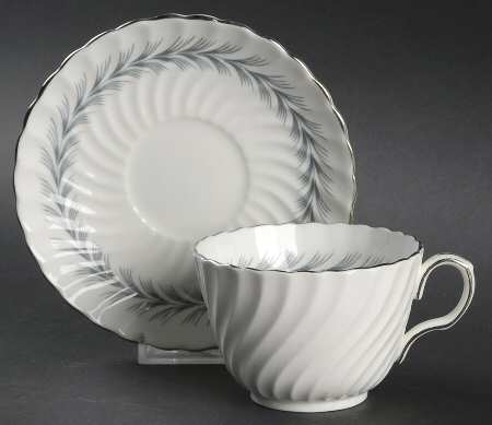 Mayfair Flat Cup & Saucer Set by John  Aynsley & Sons