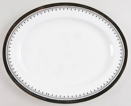 Midnight 13" Oval Serving Platter
