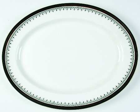 Midnight 16" Oval Serving Platter