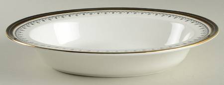 Midnight 10" Oval Vegetable Bowl