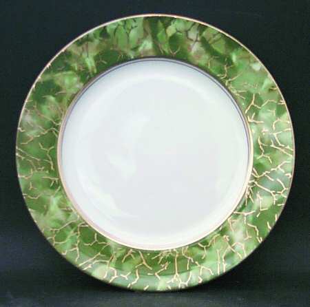Onyx Green Salad Plate
