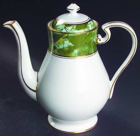 Onyx Green Coffee Pot & Lid