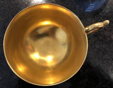 Orchard Gold Footed Cup