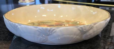 Orchard Gold Oval Bone Dish