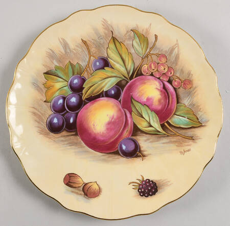 Orchard Gold Cake Plate