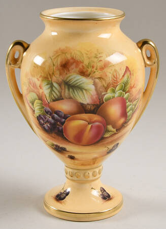 Orchard Gold 9" Footed Urn No Lid