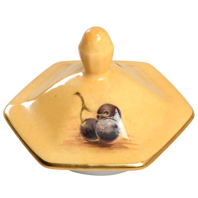 Orchard Gold Pagoda Candy Box, Lid Only