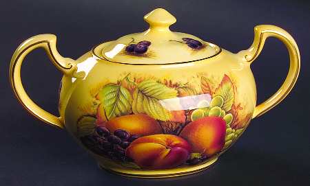 Orchard Gold Sugar Bowl & Lid