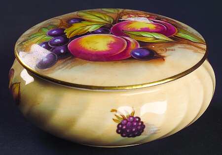 Orchard Gold Round Box & Lid