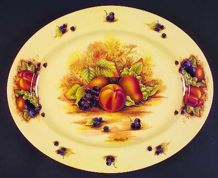 Orchard Gold 13" Oval Serving Platter