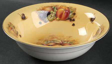 Orchard Gold 9" Round Vegetable Bowl
