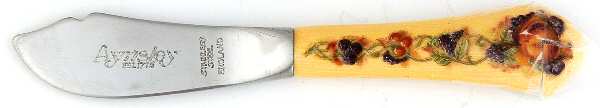 Orchard Gold Flat Handle Butter Spreader