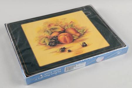 Orchard Gold Large Corkboard Placemat - Set of 6