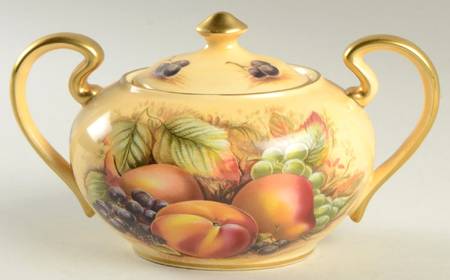 Orchard Gold Sugar Bowl & Lid