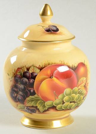 Orchard Gold 4" Storage Jar & Lid
