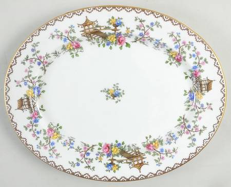 Pagoda 11" Oval Serving Platter