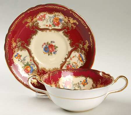 Paramount Flat Cream Soup Bowl & Saucer Set