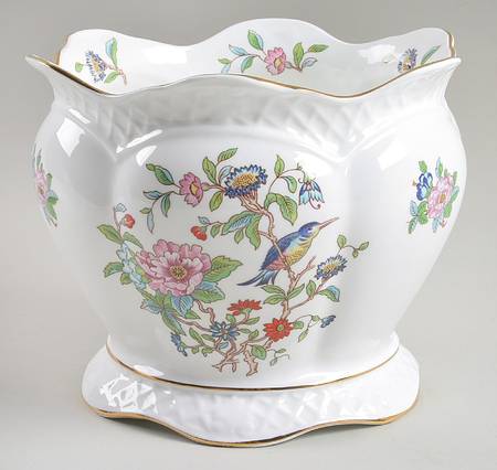 Pembroke (Gold Trim) 6" Cachepot
