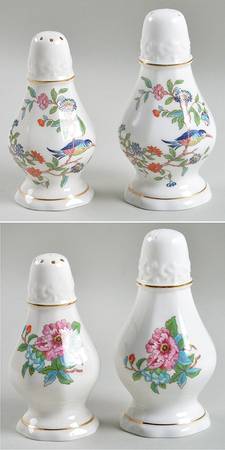 Pembroke (Gold Trim) Salt & Pepper Set