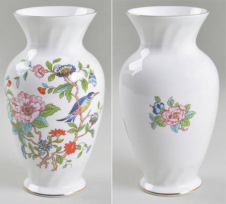 Pembroke (Gold Trim) 6" Bud Vase