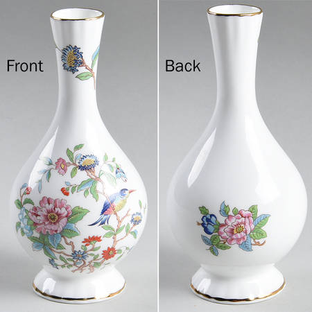 Pembroke (Gold Trim) Bud Vase