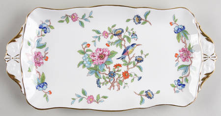 Pembroke (Gold Trim) Large Sandwich Tray