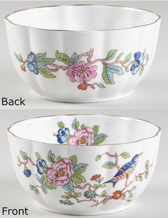 Pembroke (Gold Trim) 4" Variete Bowl