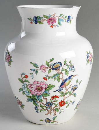 Pembroke (Gold Trim) 10" Vase