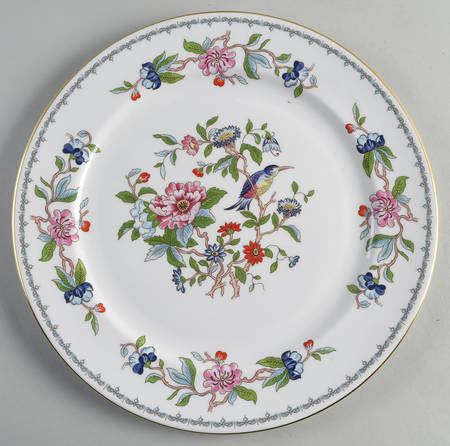 Pembroke (Gold Trim) 12" Chop Plate (Round Platter)