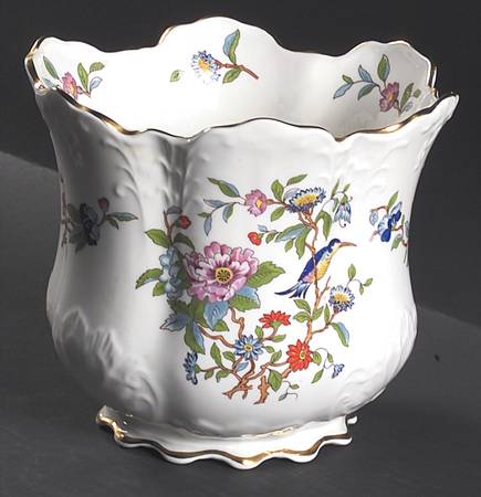 Pembroke (Gold Trim) 6" Victorian Cachepot