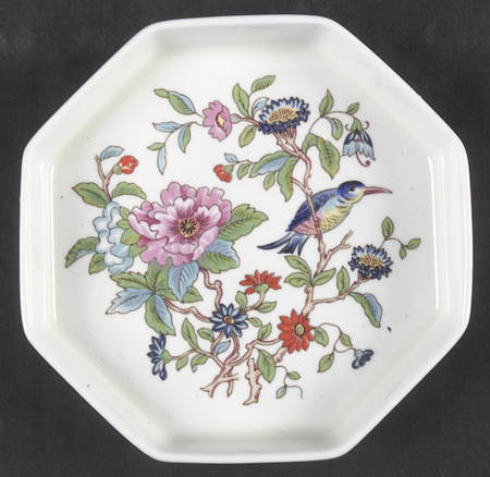 Pembroke (Gold Trim) Small Butter Dish