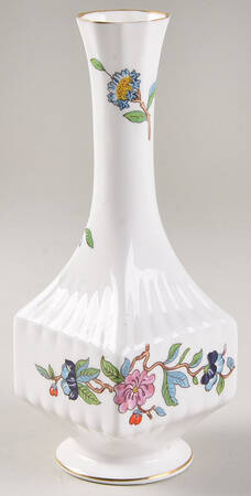 Pembroke (Gold Trim) 7" Bud Vase