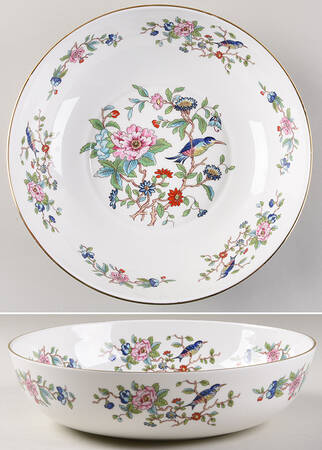 Pembroke (Gold Trim) 9" Round Vegetable Bowl